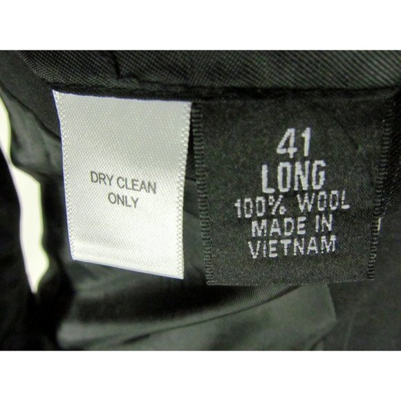 Paulo Solari Men's Blazer 41L Black 4 Button - Picture 7 of 8